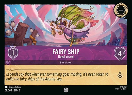 068/204 - Fairy Ship - Royal Vessel - Azurite Sea
