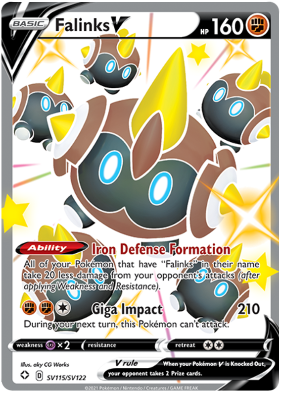 SV115/SV122 - Falinks V - Shining Fates