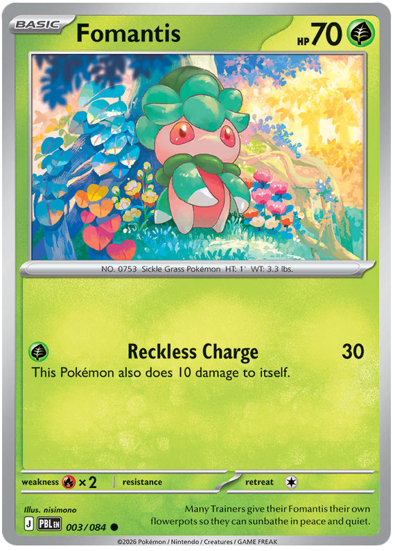 003/084 - Fomantis - Pitch Black
