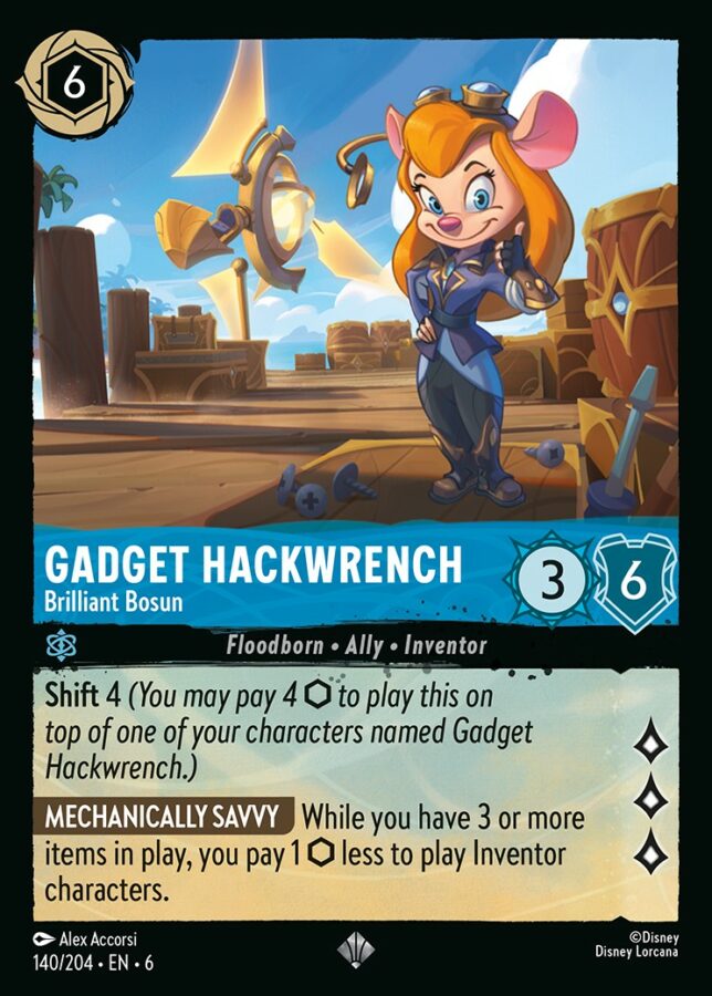 140/204 - Gadget Hackwrench – Brilliant Bosun - Azurite Sea