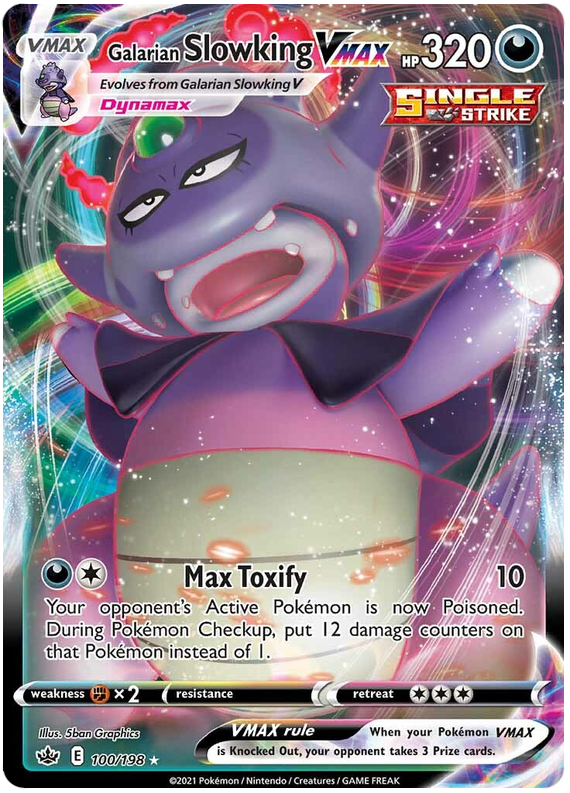 100/198 - Galarian Slowbro VMAX - Chilling Reign