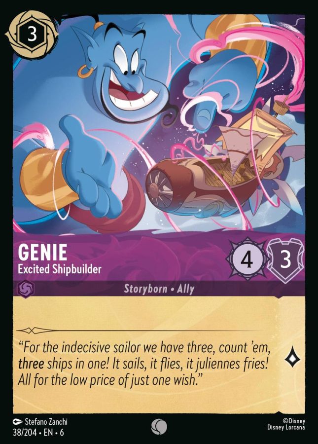 038/204 - Genie - Excited Shipbuilder - Azurite Sea