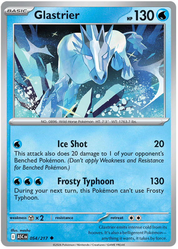 054/217 - Glastrier - Ascended Heroes