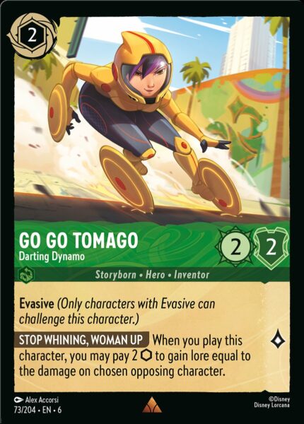 073/204 - Go Go Tomago - Darting Dynamo - Azurite Sea