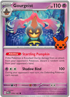 078/182 - Gourgeist - Trick or Trade 2024 - Paradox Rift
