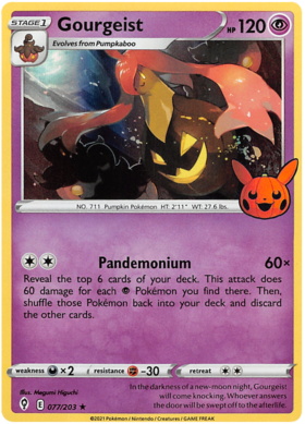 077/203 - Gourgeist - Holo - Trick or Trade - Evolving Skies