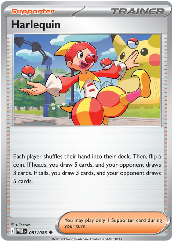 083/086 - Harlequin - White Flare