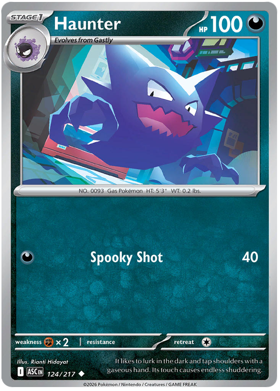 124/217 - Haunter - Ascended Heroes