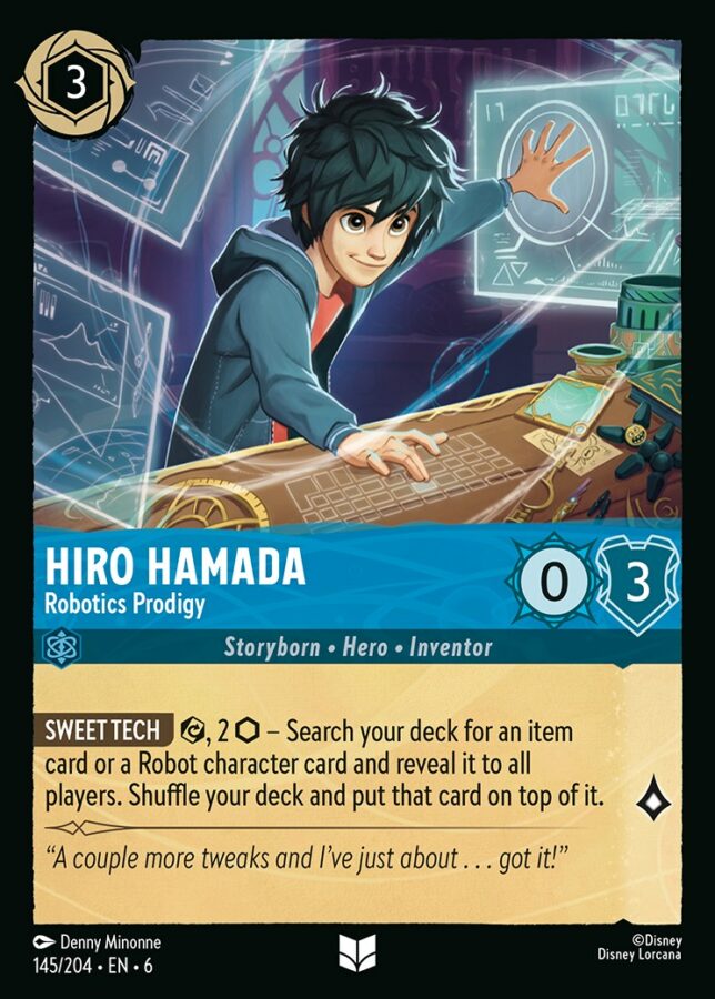 145/204 - Hiro Hamada - Robotics Prodigy - Azurite Sea