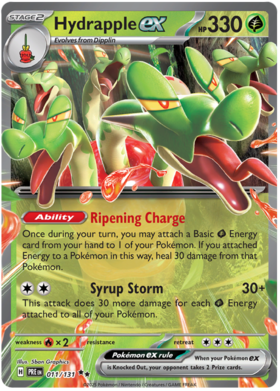 011/131 - Hydrapple ex - Prismatic Evolutions
