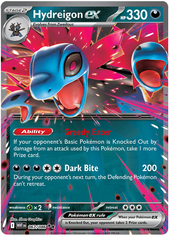 067/086 - Hydreigon ex - White Flare