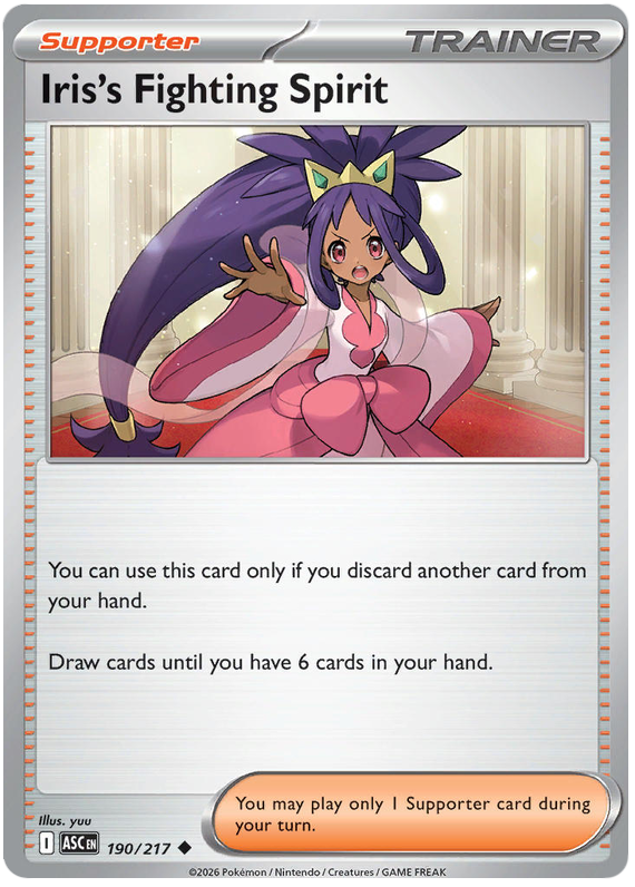 190/217 - Iris’s Fighting Spirit - Ascended Heroes