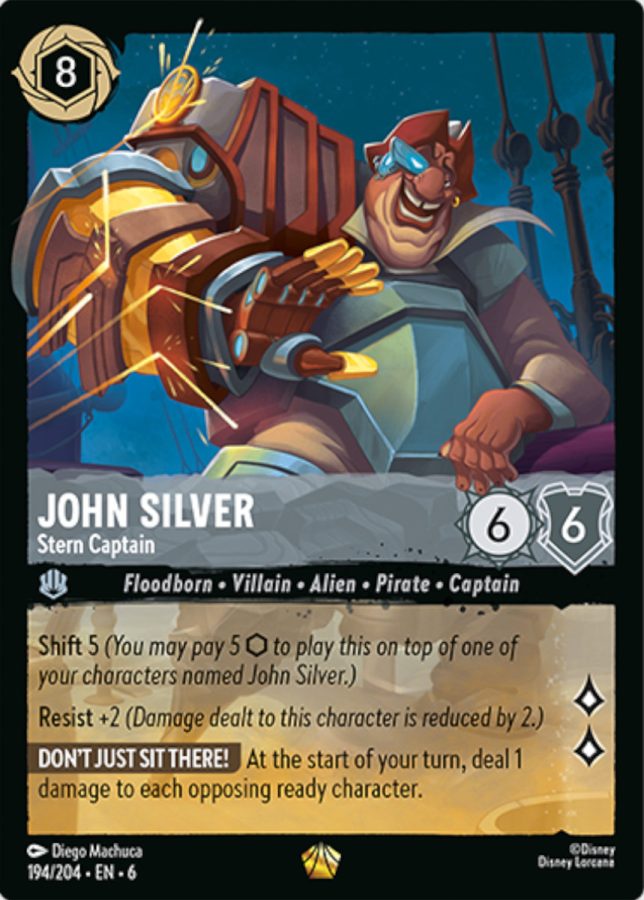 194/204 - John Silver – Stern Captain - Azurite Sea