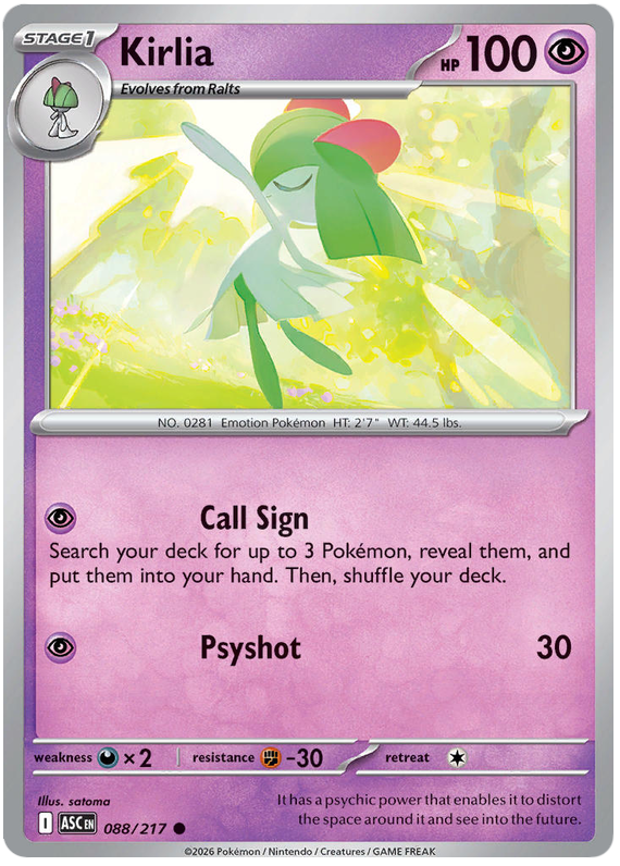 088/217 - Kirlia - Ascended Heroes