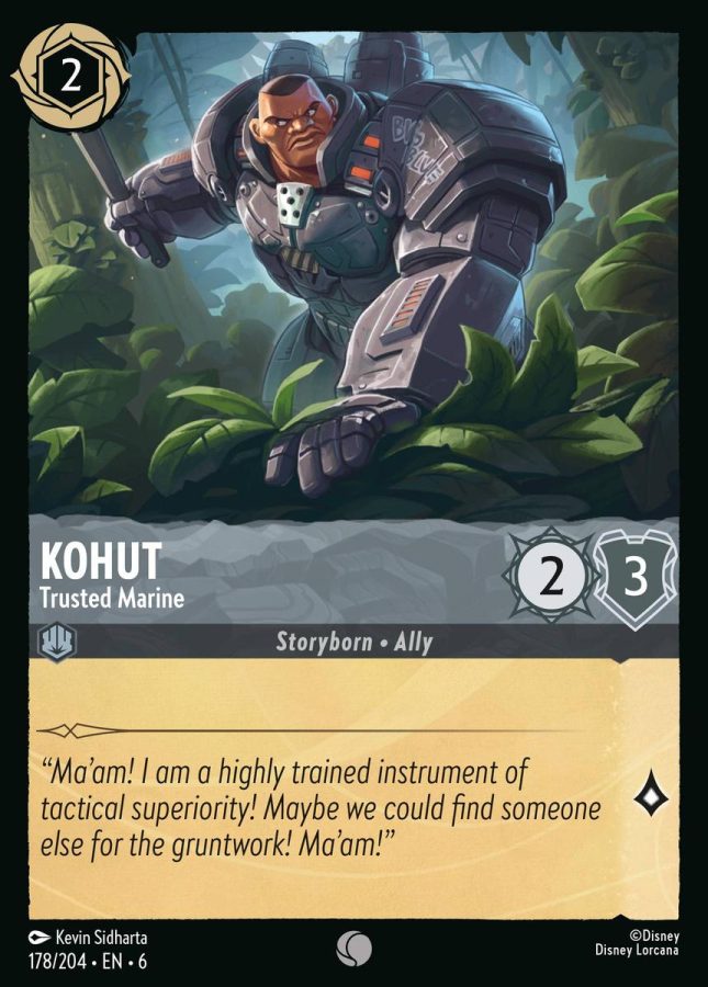 178/204 - Kohut - Trusted Marine - Cold Foil - Azurite Sea