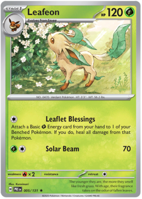 005/131 - Leafeon - Prismatic Evolutions