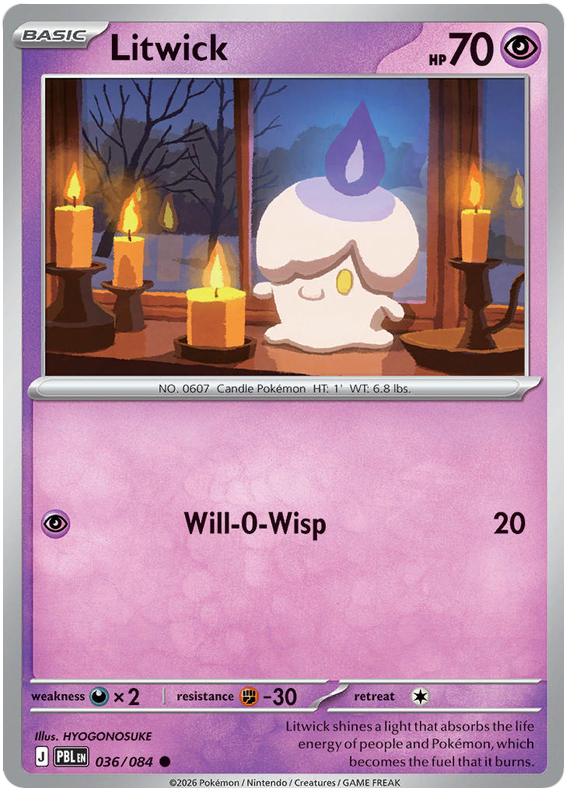 036/084 - Litwick - Pitch Black