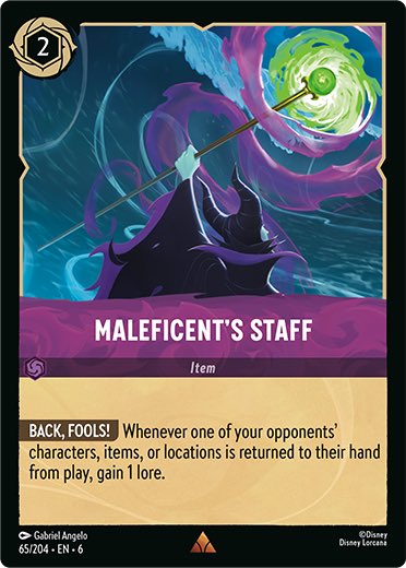 065/204 - Maleficent's Staff - Azurite Sea