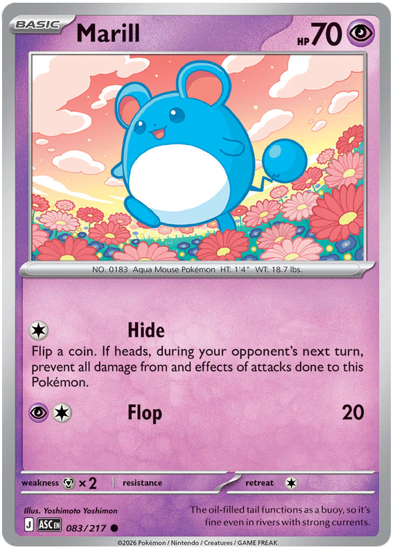 083/217 - Marill - Ascended Heroes