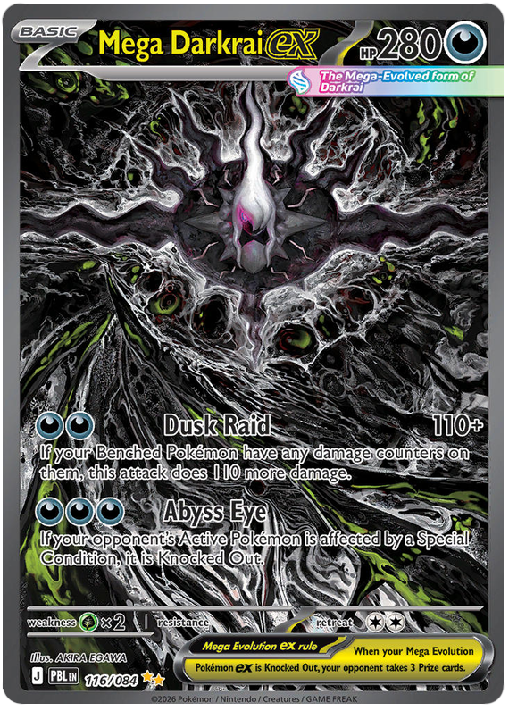 116/084 - Mega Darkrai ex - Pitch Black