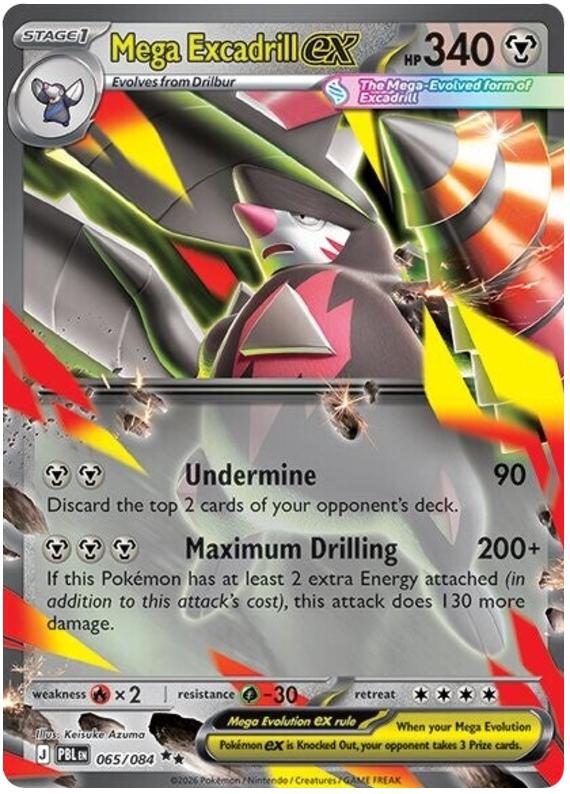 065/084 - Mega Excadrill ex - Pitch Black