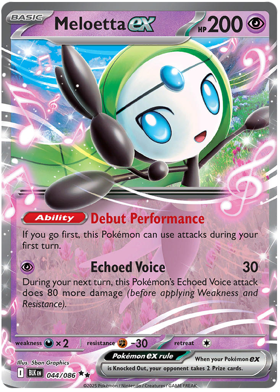 044/086 - Meloetta ex - Black Bolt