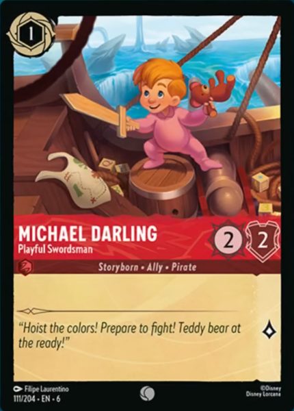 111/204 - Michael Darling - Playful Swordsman - Azurite Sea