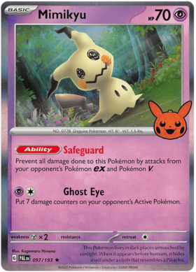 097/193 - Mimikyu - Holo - Trick or Trade 2023 - Paldea Evolved