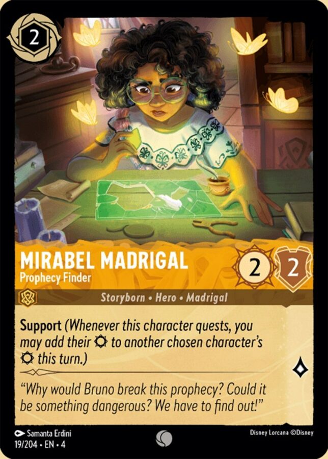 019/204 - Mirabel Madrigal – Prophecy Finder - Cold Foil - Ursula's Return
