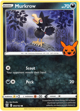 093/163 Murkrow - Trick or Trade - Battle Styles