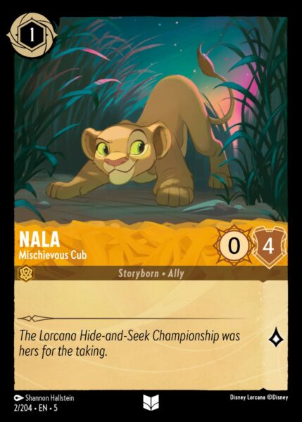002/204 - Nala - Mischievous Cub - Shimmering Skies