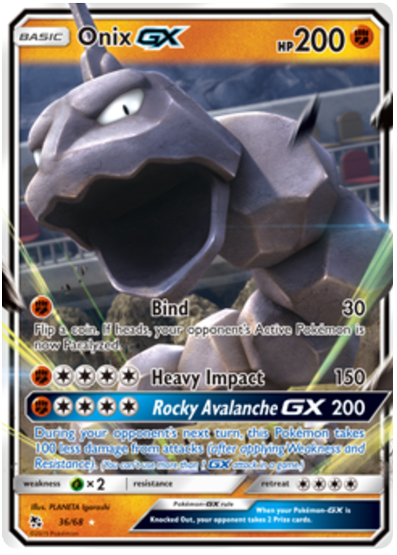 036/68 - Onix GX - Hidden Fates
