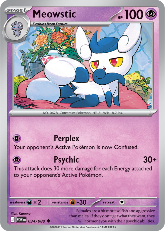 034/088 - Meowstic - Perfect Order