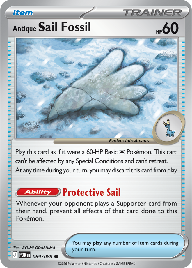 069/088 - Antique Sail Fossil - Perfect Order
