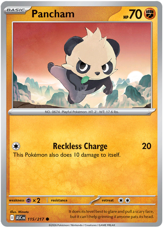 115/217 - Pancham - Ascended Heroes