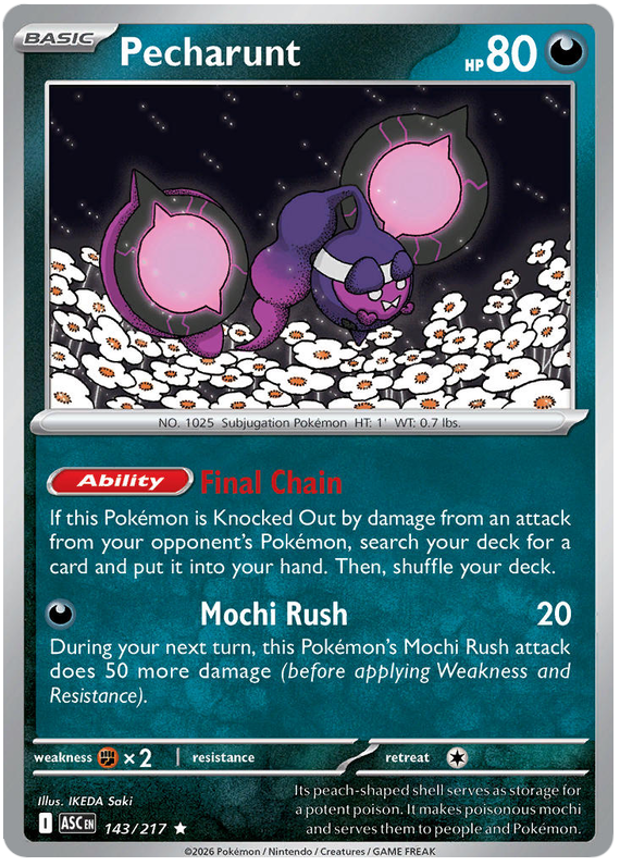 143/217 - Pecharunt - Ascended Heroes