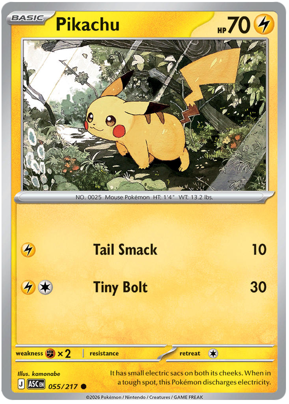 055/217 - Pikachu - Ascended Heroes
