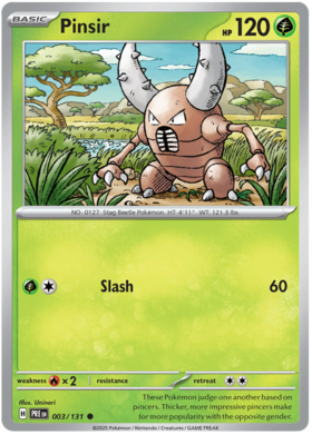 003/131 - Pinsir - Prismatic Evolutions