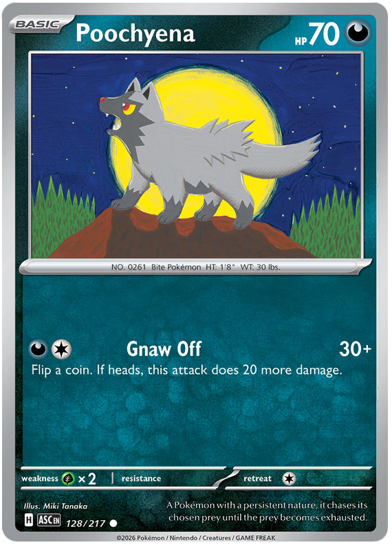 128/217 - Poochyena - Ascended Heroes