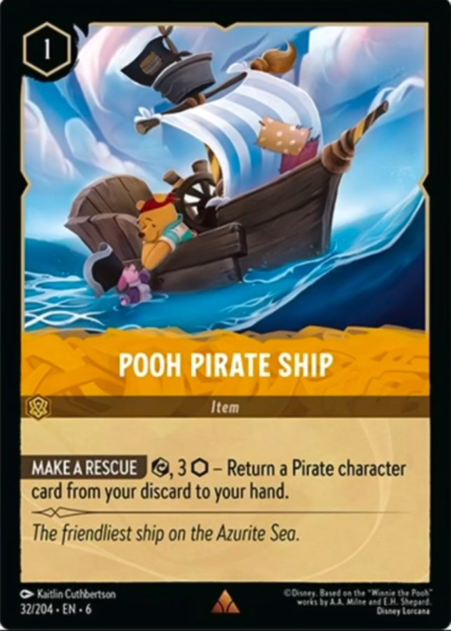 032/204 - Pooh Pirate Ship - Azurite Sea