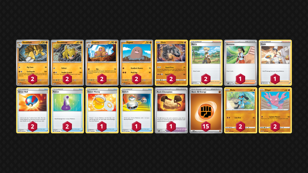 Dugtrio Primape Pokemon Pocket Style Deck