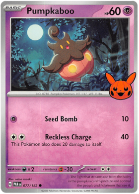 077/182 - Pumpkaboo - Trick or Trade 2024 - Paradox Rift