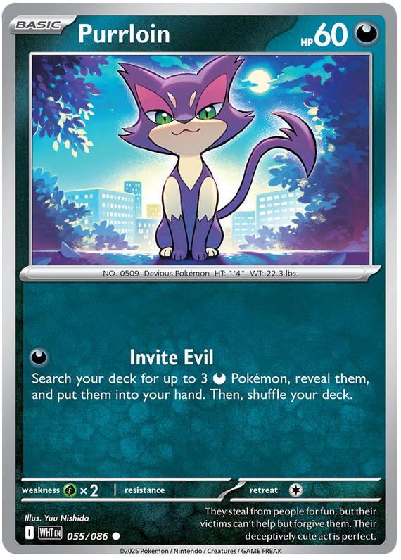 055/086 - Purrloin - White Flare