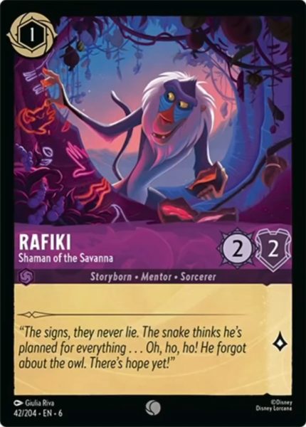042/204 - Rafiki - Shaman of the Savanna - Azurite Sea