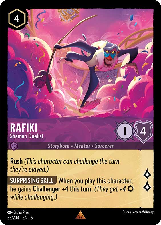 055/204 - Rafiki - Shaman Duelist - Shimmering Skies