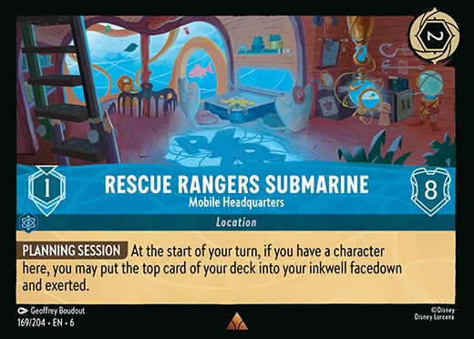 169/204 - Rescue Rangers Submarine – Mobile Headquarters - Azurite Sea
