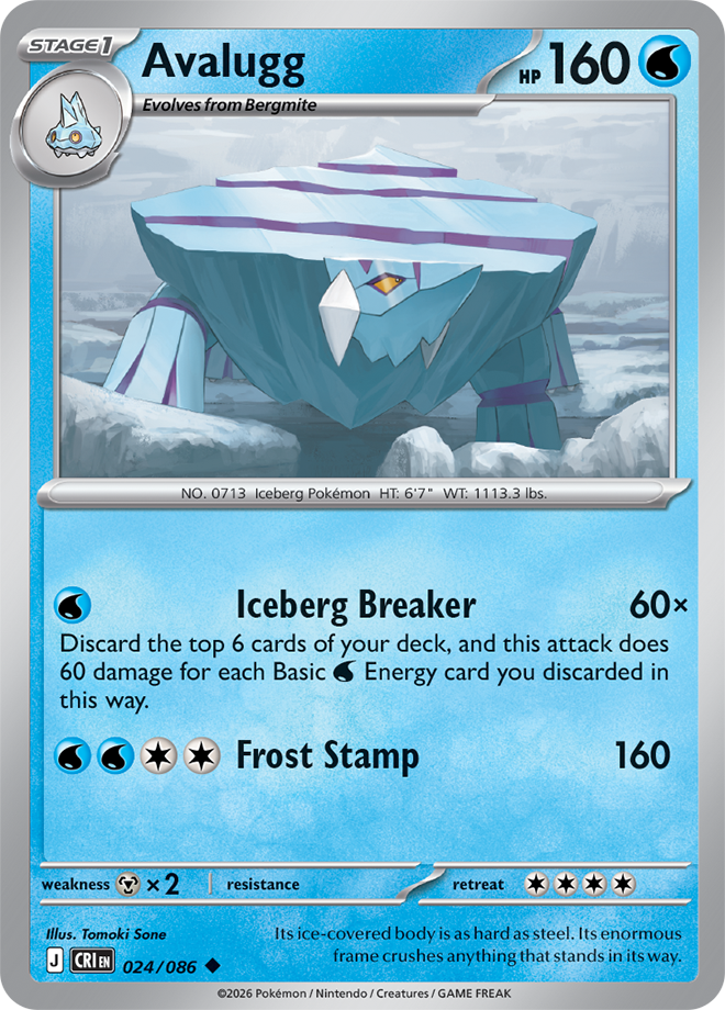 024/086 - Avalugg - Chaos Rising