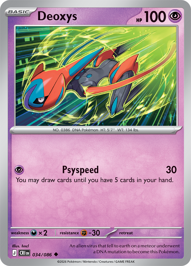 034/086 - Deoxys - Chaos Rising