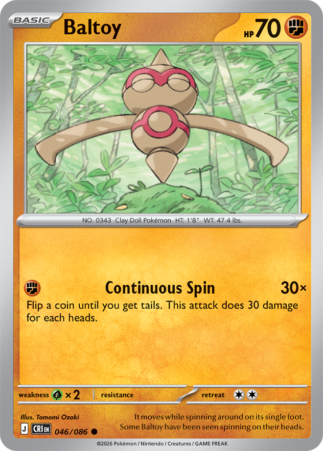 046/086 - Baltoy - Chaos Rising