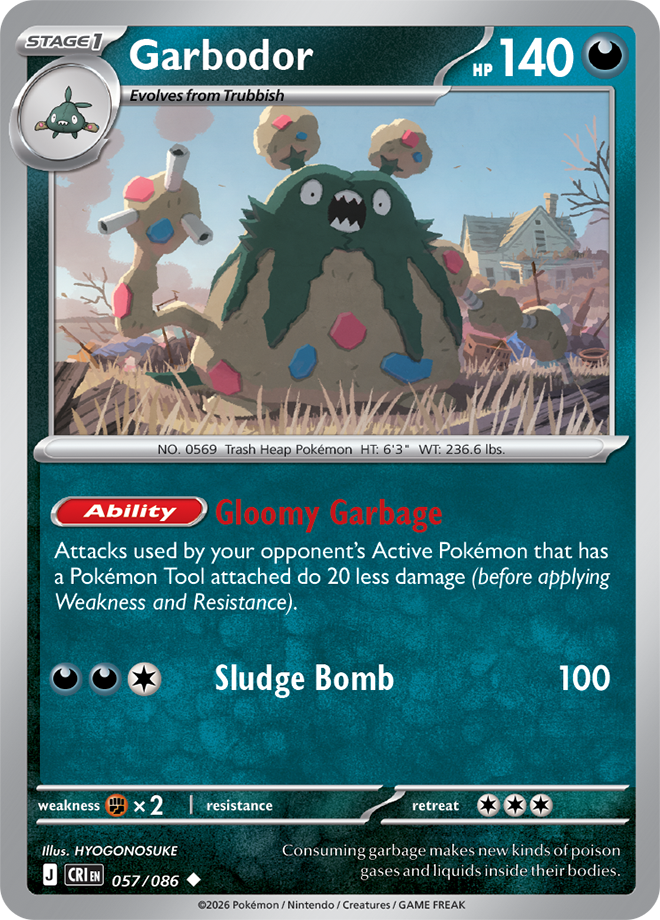 057/086 - Garbodor - Chaos Rising